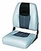 Wise 8WD1461-855 Blast-Off Tour Series Folding High Back Boat Seat (Grey/Charcoal/Black)