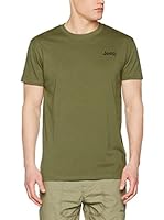 Jeep Camiseta Manga Corta O100665 (Verde Militar / Carbón)