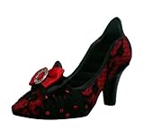 41v84LAVElL. SL160  Romance Ring Holder Shoe   6L   Red & Black