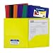 C-Line Two-Pocket Heavyweight Poly Portfolio, For Letter Size Papers, Includes Business Card Slot, Assorted Colors, 36 pack (33950)
