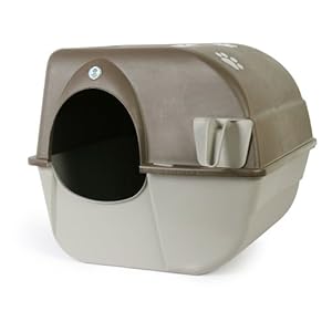 Omega Paw Self-Cleaning Litter Box, Pewter Omega Paw Self-Cleaning Litter Box, Pewter