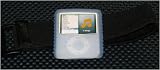 iPod Nano 3rd Generation Silicone Case + Sports Exercise Armbrand - BLUE
