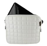 41v89WeZzpL. SL160  rooCASE Netbook Memory Foam Case for HP Mini 210 1030NR 10.1 Inch Black Netbook (Faux Leather   White)