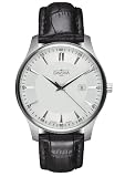 Davosa Men's Classic Analogue Watch 16246615 with White Dial and  40 mm Stainless Steel Case