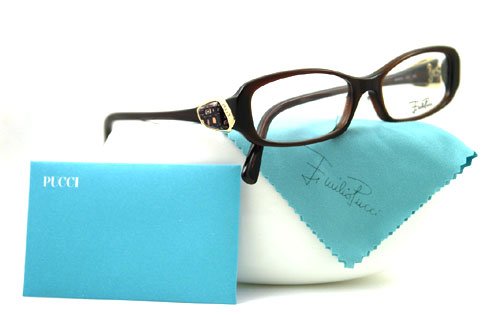 AUTHENTIC EMILIO PUCCI EYEGLASSES OPTICAL RX EP 2619 210 BROWN EP2619