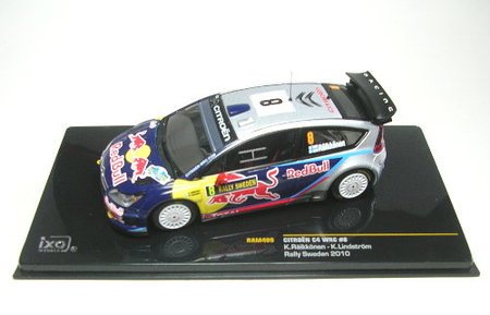 IXO 1/43 Citroen C4 WRC No8 Rally Sweden 2010 K.Raikkonen