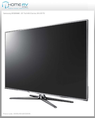 Samsung UE55D8000 55 41v8EQ+KcpL Range of Samsung LED TVs