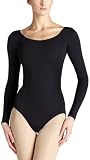 Capezio Women's Long Sleeve Leotard,Black,X-Large