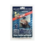 Grate Chef 401-1200 6 pack Stainless Steel Disposable Wipes