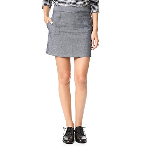 アーペーセー A.P.C. レディース スカート Eddie Skirt Bleu Gri [並行輸入品]