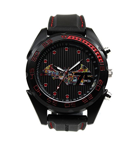 75 Years of Batman Mens Watch - Comic Book History Inspired Logo (BAT7002)