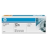 Original HP LaserJet 12A Black Print Cartridge in Retail Packaging