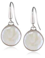 Honora "Cloud" White Freshwater Cultured Pearl Dangle Drop Earrings