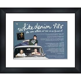 WHITE DENIM Lies - Framed Original Advert