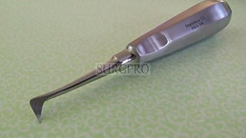 Premium French Steel Autoclavable Seldin Root tip Dental Right Extracting Elevator Del-1R (JM BRAND)