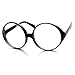 zeroUV - Super Large Oversized Thick Frame Circle Round Clear Lens Glasses