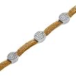 14K Rose Gold Diamond Bracelet - 1.50 Ct.