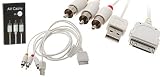 1~brand new AV Cable with USB Connector for Apple iPhone 3G & iPod, ipod nano, itouch and so on