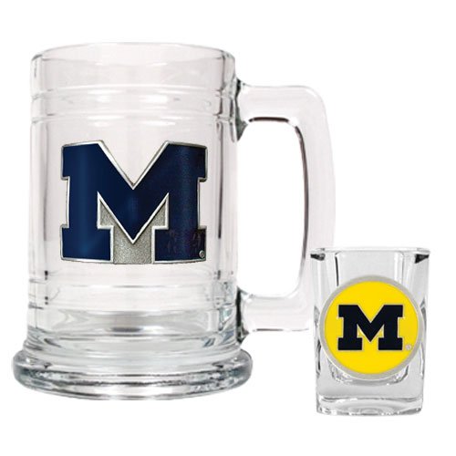 Michigan Wolverines NCAA Boilermaker Set