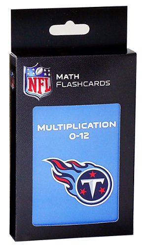 NFL Tennessee Titans Multiplication Flash Cards