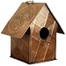 PITTSBURGH STEELERS OFFICIAL LOGO COPPER GARDEN BIRD HOUSE