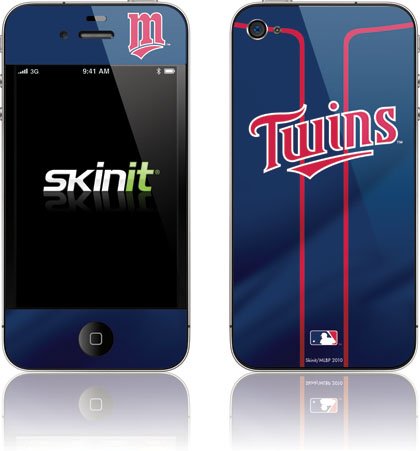 Skinit Minnesota Twins Alternate/Away Jersey Vinyl Skin for Apple iPhone 4 / 4S
