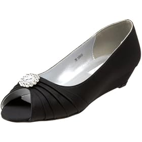 Dyeables Womens Anette Low-Heel Wedge