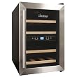 Vinotemp VT12TEDS2Z Wine Cooler With 4 Sliding Wood Shelves