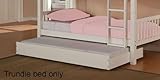 Powell White Twin Bunk Bed Trundle