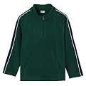 Boys' ProSpirit&reg; Micro Fleece 1/4 Zip Top - Green