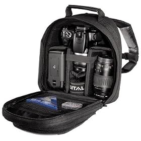DURAGADGET Rucksack Backpack / Camcorder / digital video camera bag case Compatible with Samsung Flashcam 8gb mx-f33