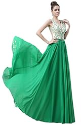 Sexy Beaded Lace Open-Back Pageant Dress/Prom Dress/Party Dress 