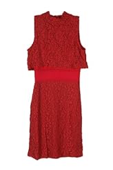 Sexy Cocktail Sheer Mesh Stretchy Lace Sleeveless Polyester/Spandex Floral Print Bodycon Dress/Club Dress/Evening Dress/Midi Dress 