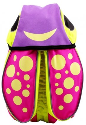 Fabrizio Kinder Rucksack Glimmi, pflaume/pink, 23 x 38 x 9, 20093-3022