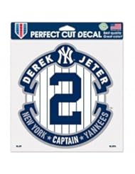 Sports: New York Yankees Derek Jeter Patch 8" x 8" Color Decal - Wincraft
