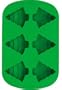 Wilton Holiday 6-Cavity Silicone Tree Pan