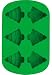 Wilton Holiday 6-Cavity Silicone Tree Pan