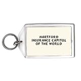 HARTFORD Insurance Capitol of the World Keychain'