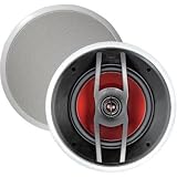 NXG Technology NX-PRO820i 8" 120-Watt 2-Way In-Ceiling Speakers With Pivoting Tweeters (pair)