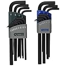 Allen 56609G 22-Key SAE/Metric Long Arm Hex Key Set
