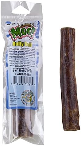 (60) 5-6" Bully Rolls - Free Range Moo! - Filled w/Bully Sticks & Tendons