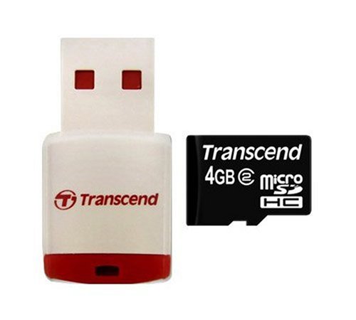 Transcend Micro SDHC 4GB Speicherkarte mit RDP3-Kartenleseger&auml;t Preisvergleich