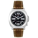 Field & Stream Men's Outdoorsman Brown Leather Strap Watch #F173GKSK