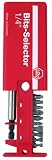 Bit Selector Set Slotted/Phillips/Sq Bits