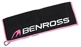 Benross Single Towel Black / Pink