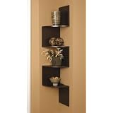 Provo Corner-Mounting Shelf - Walnut Veneer