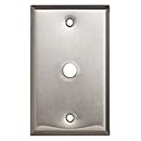 Allen Tel ATBK-CX Flush Wall Plate with Stainless Steel, Single Gang, 1 Port, 500-Inch Hole