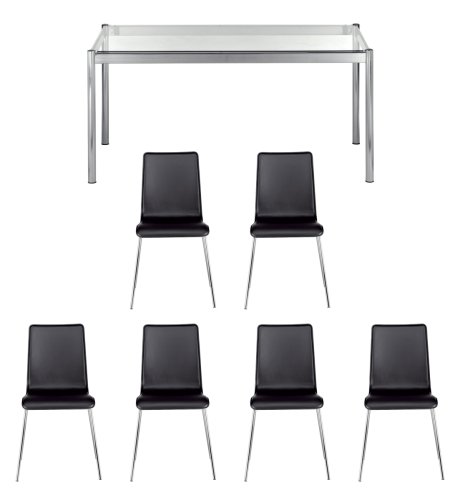 Viva Dining Table and 6 Dining Chairs
