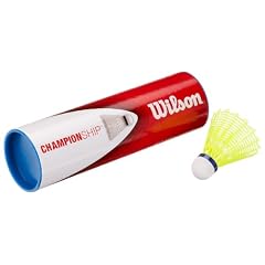 Wilson Badminton Nylon Federb�lle Championship 6er Dose 78 (medium)