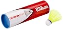 Wilson Badminton Nylon Federbälle Championship 6er Dose 78 (medium)